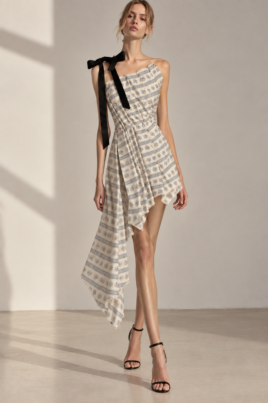 Selka dress asymmetry